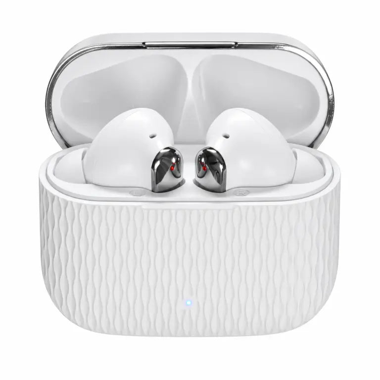 Buds Pro 5 Wireless In-Ear Earbuds with Charging Case – White & Black